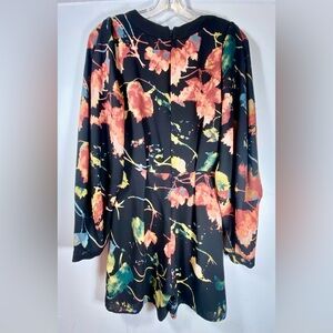 BCBG Max Azaria Romper Size 4 Flowery Print Semi-Formal